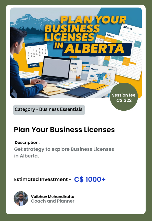 Guide to planning your business licenses for Alberta and British Columbia, Canada.