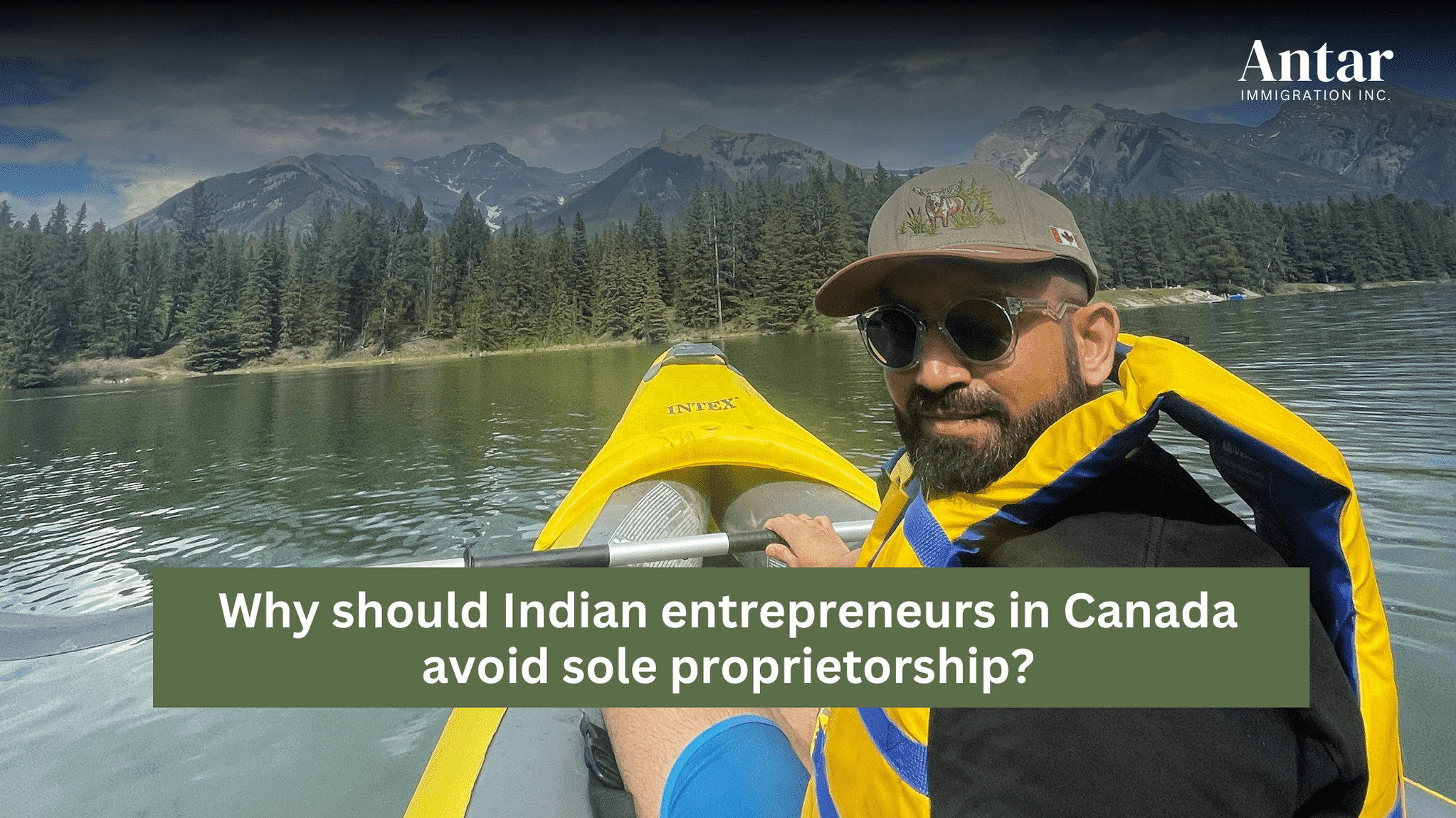 Why should Indian entrepreneurs in Canada avoid sole proprietorship?
